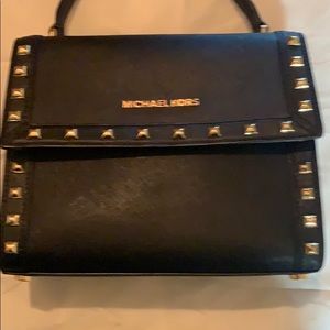 Black leather Michael Kors bag